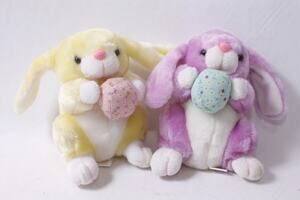 1980s Flomo Friends Forever Easter Bunnies Lot Spring Holiday Decor ~